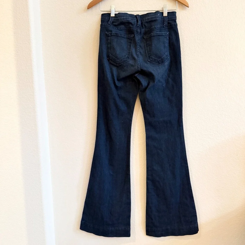 Judy Blue 8351 Dark Wash High Rise Flare Jeans Womens Size 9/29 Made in USA